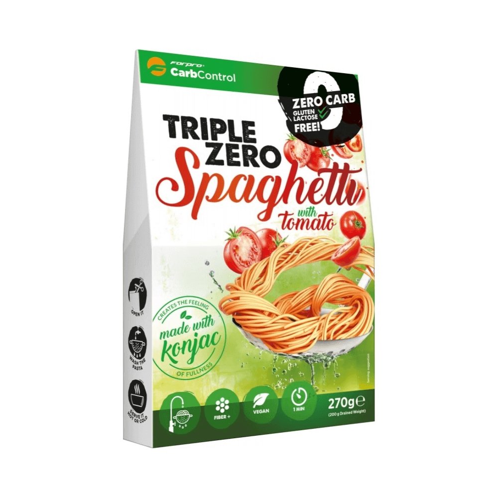 spaghete cu sos de rosii si sunca Spaghete cu rosii Triple Zero Pasta 270g - Nutriland