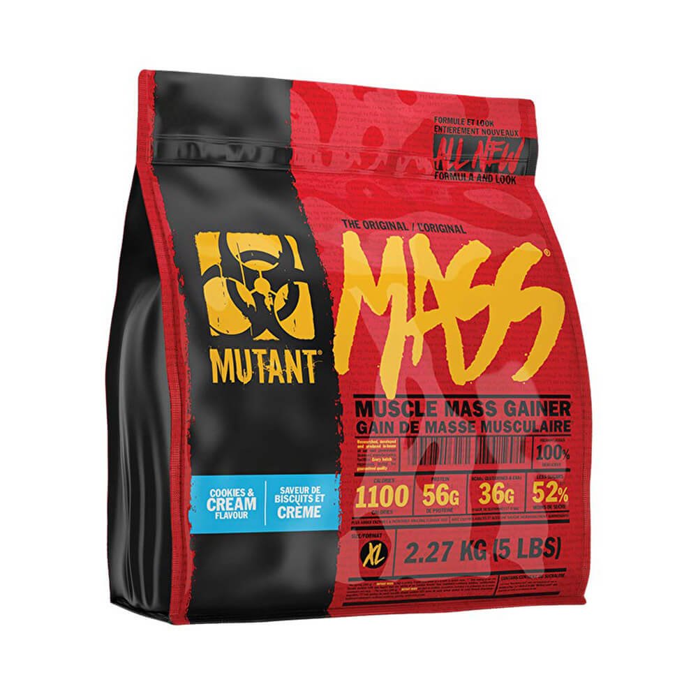 shake uri proteice pentru masa musculara Mass 2,3kg, pudra, Mutant, Mix pentru crestere masa musculara - Nutriland Vanilla