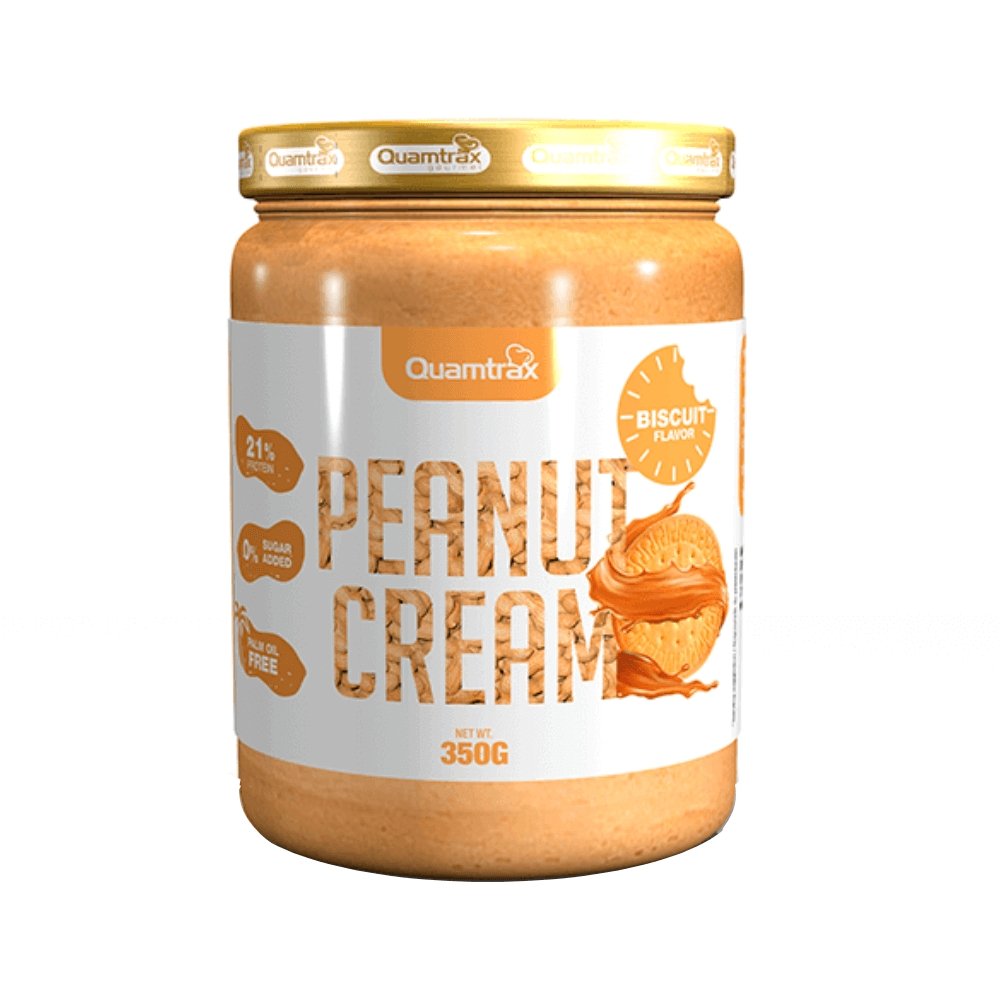 rulada de biscuiti cu crema de unt Unt de arahide cu aroma de biscuiti Peanut Cream 350g - Nutriland