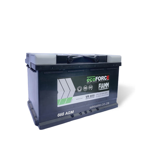 AGM START STOP Batterie FIAMM ECOFORCE 12V 70Ah 760A/EN VR760