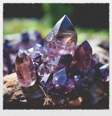 Lavender Amethyst Raw Stone