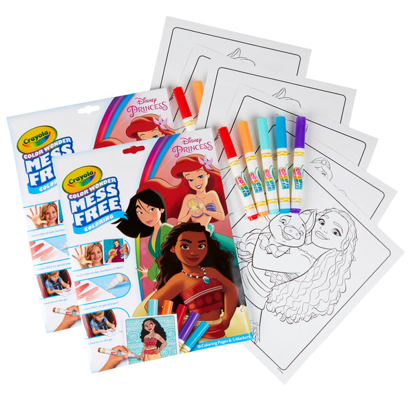 Crayola 2pc Color Wonder Mess Free Stow & Go Studio Travel Kit