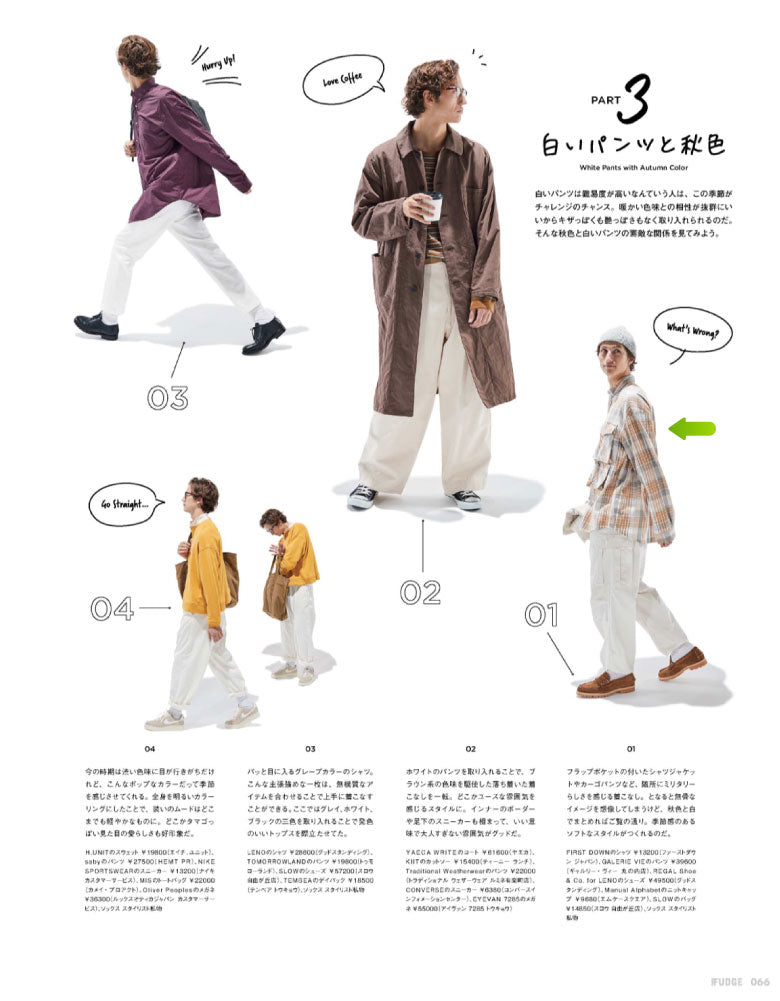 men's FUDGE 10月号