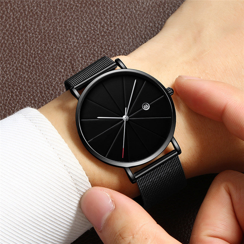 Simple calendar watch creative quartz watch