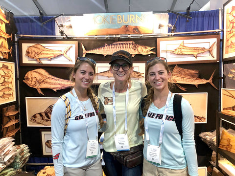 Mokie Burns and The Gale Force Twins at the fort lauderdale international boat show