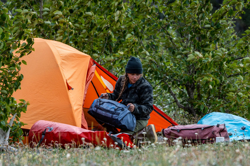 Camping with the Cargo Hauler 40L Duffel Bag