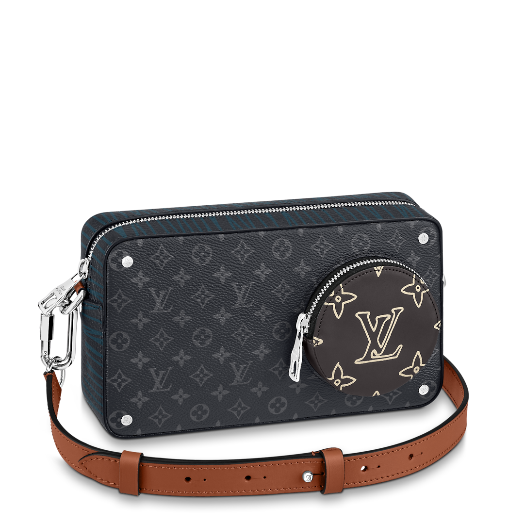 VL Branded Genuine Leather Monogram Volga Bag 9135 – Luxury D'Allure