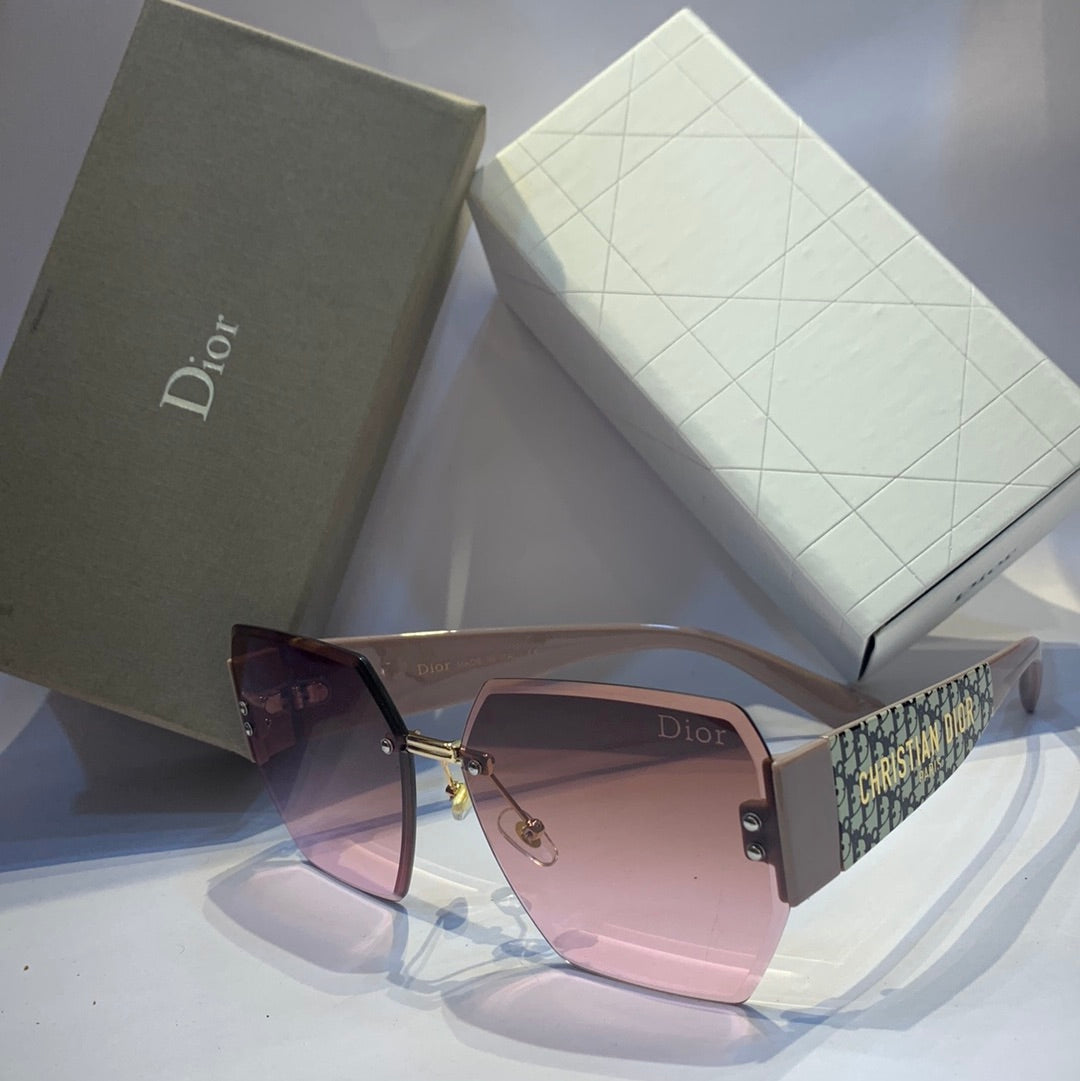 DiorPacific S1U White Square Sunglasses | DIOR FI