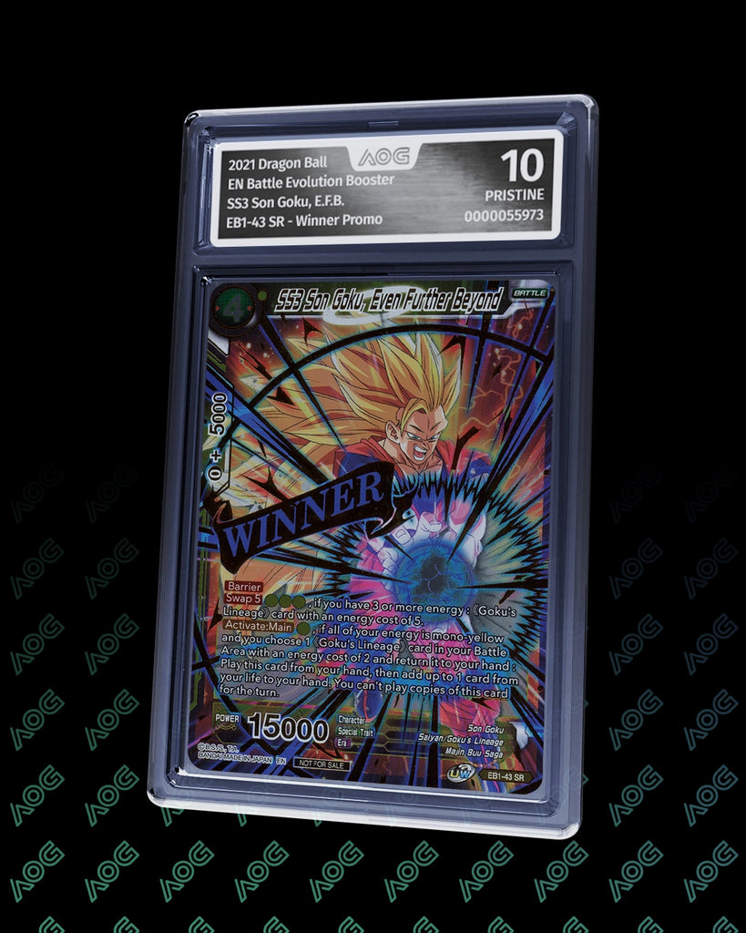 AOG - Absolute Objective Grading - gegradete Dragon Ball Card Game Karte