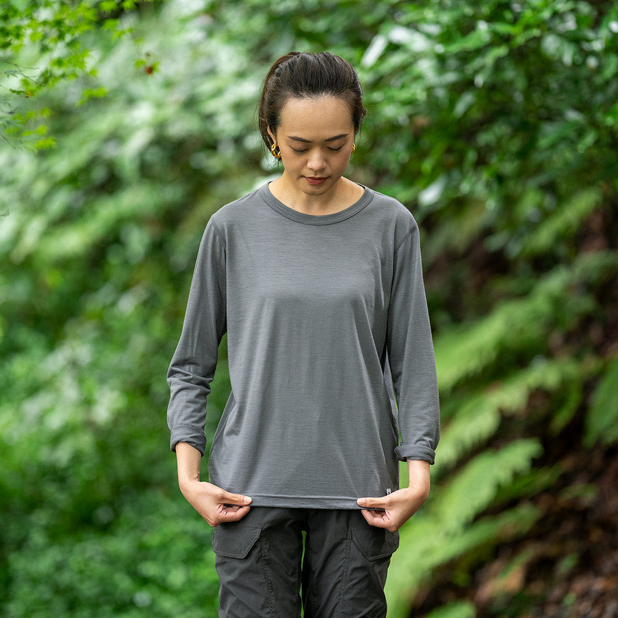 リッジマウンテンギア Merino Basic Tee Long Sleeve 売れ筋がひ