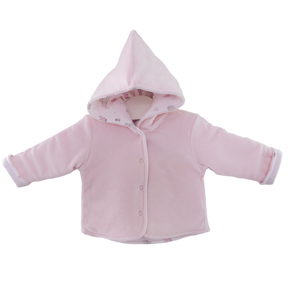 Velour Jacket | Pink, Baby Girl