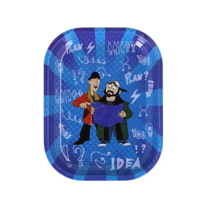 Jay & Silent Bob Think Rolling Tray - Small or Medium - (1 Count)