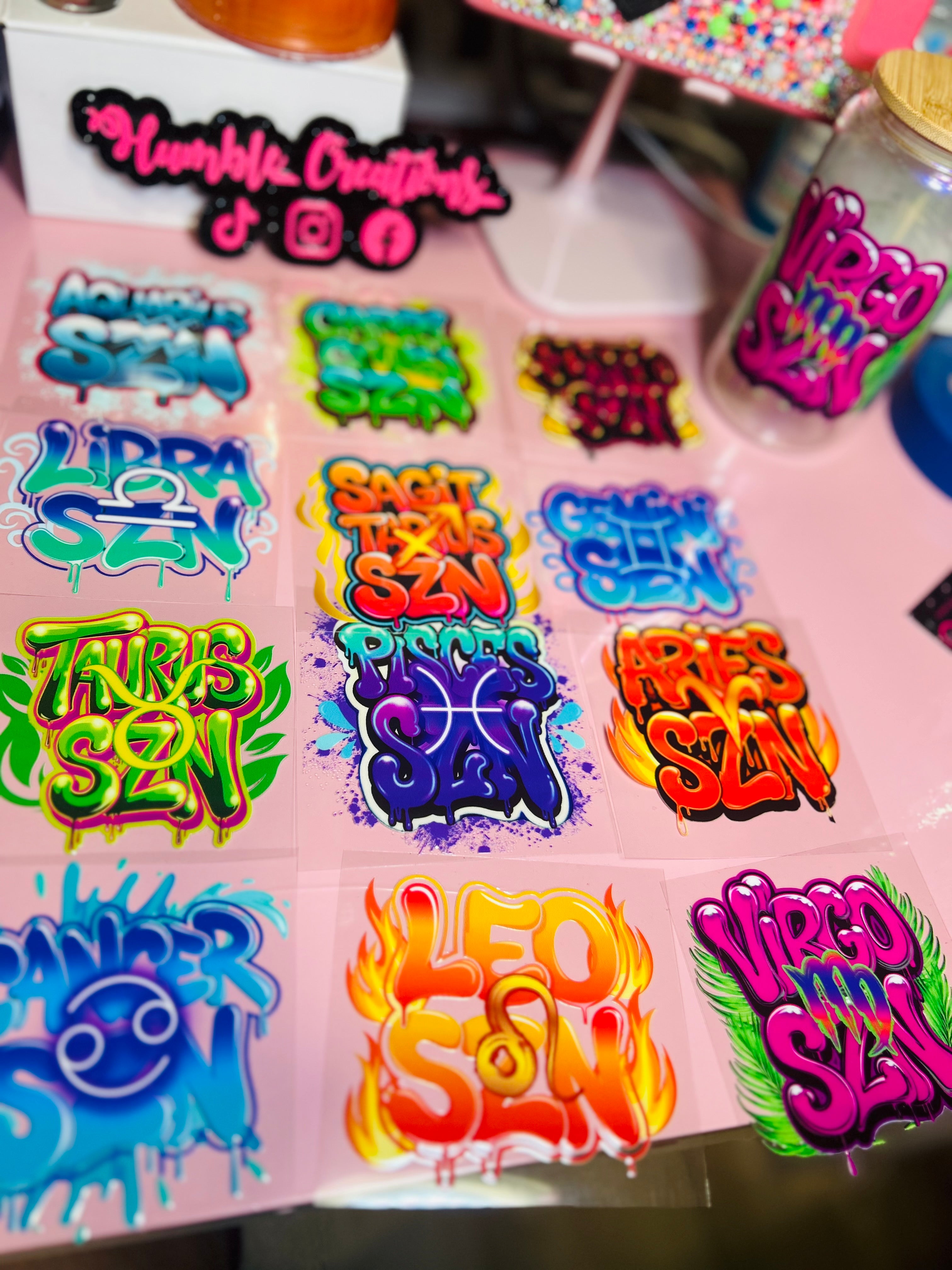 Zodiac Decals