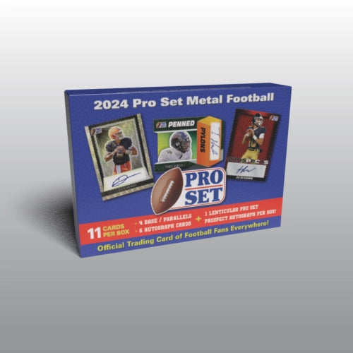 2024 Leaf Pro Set Metal Football Hobby Box