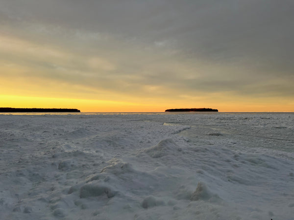 Sunset over Nicolet Bay