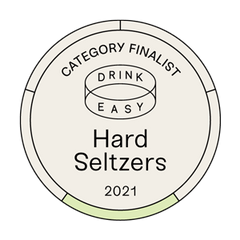 Hard Seltzers 2021 badge Category Finalist Drink Easy