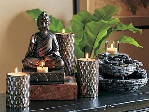 Achat Grande Statue Bouddha Méditation – Décoration Zen et Feng Shui –  Apporte une Ambiance Spirituelle et Relaxante à Votre Intérieur – Statue  Porte-Bonheur en gros