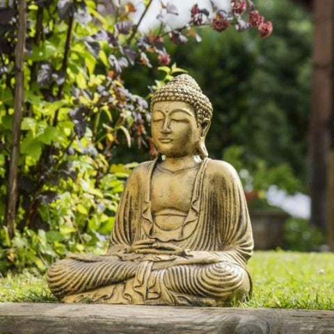 Où-placer-un-bouddha-dans-la-maison-article-de-blog-statue-Bouddha-Assis-Résine-doré-42-cm-La-Maison-de-Bouddha