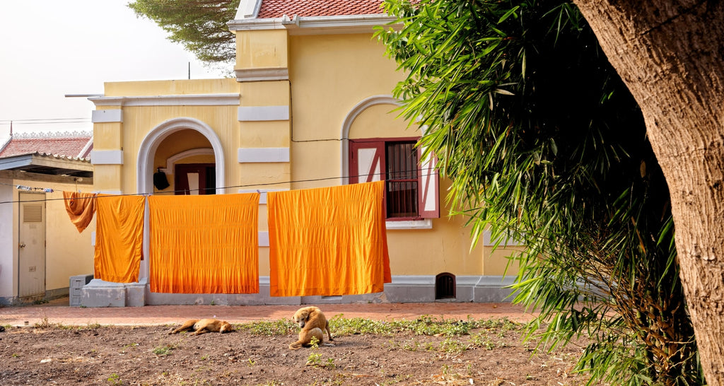 Pourquoi-les-moines-bouddhistes-sont-habillés-en-orange-couleur-naturelle-article-de-blog-La-Maison-de-Bouddha