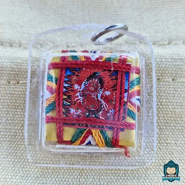 Amulette Tibetaine Mahakala Sungkor Goh Sung béni par les lamas