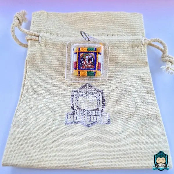 Amulette Tibetaine Yantra de Chenrezi