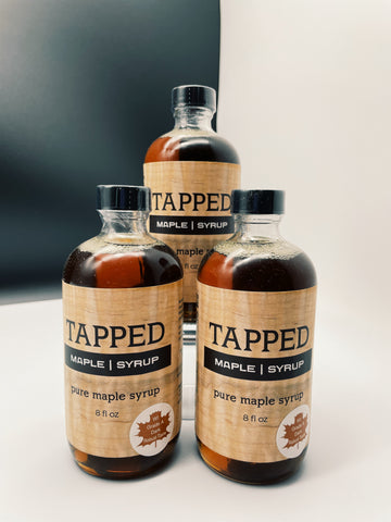 Tapped maple syrup