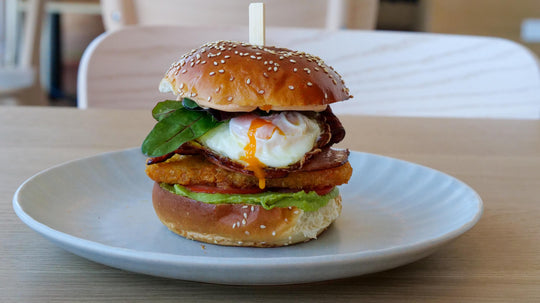 Fried Egg Burger • The Heirloom Pantry