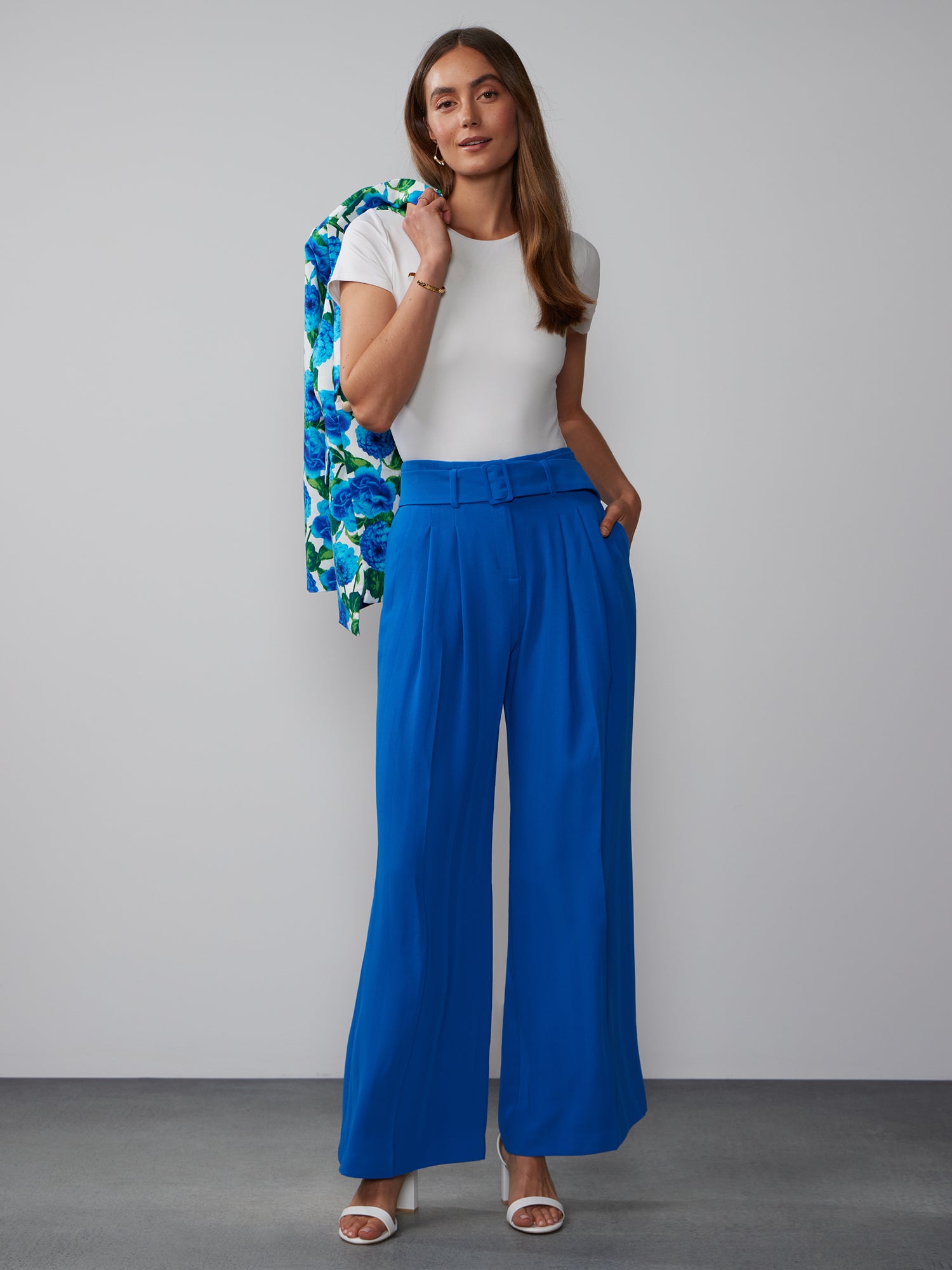 The Wide Leg Pant in Crepe