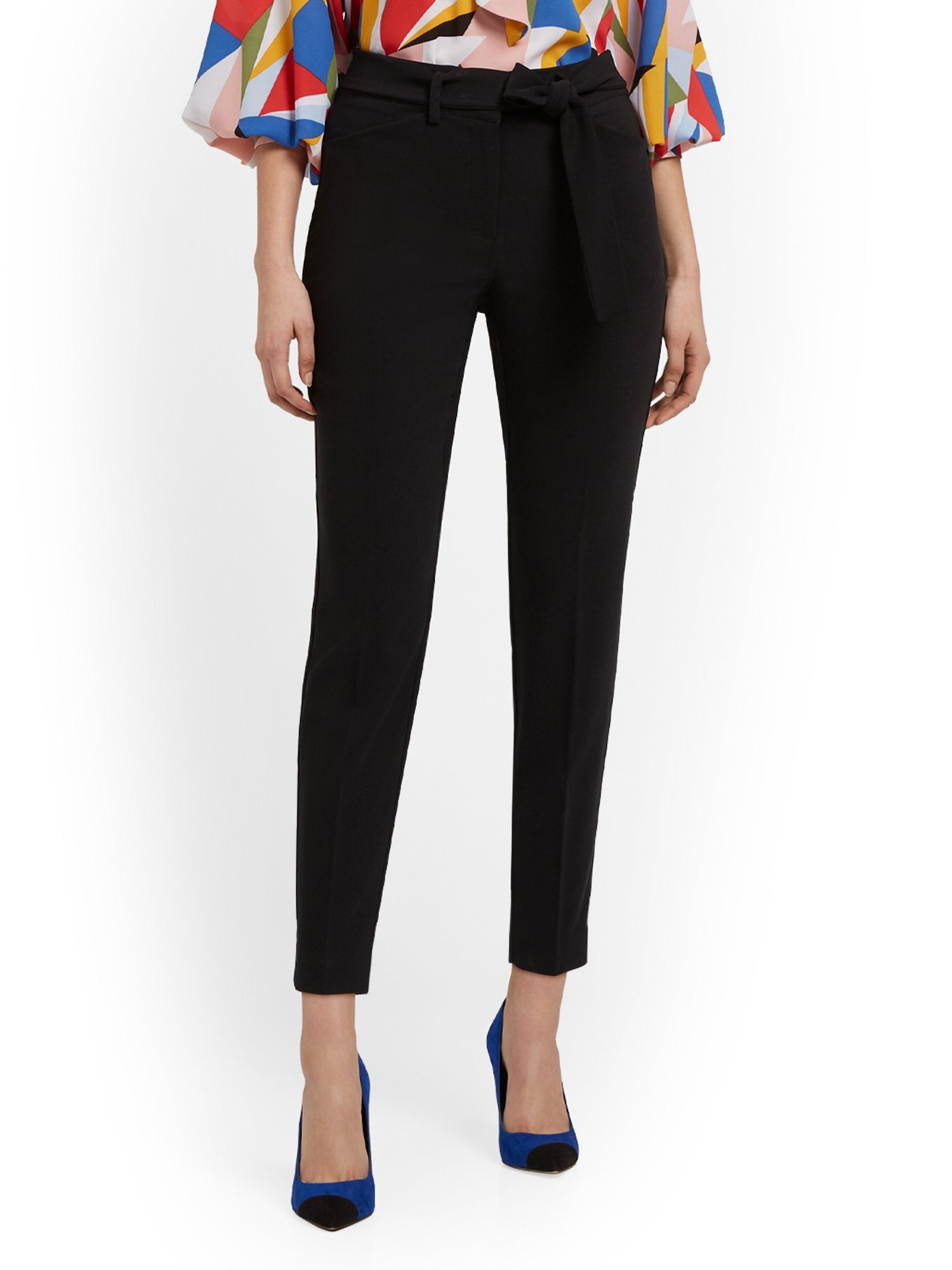 Tall High-Waisted Curvy-Fit Ankle Pant - Premium Stretch | NY&Co