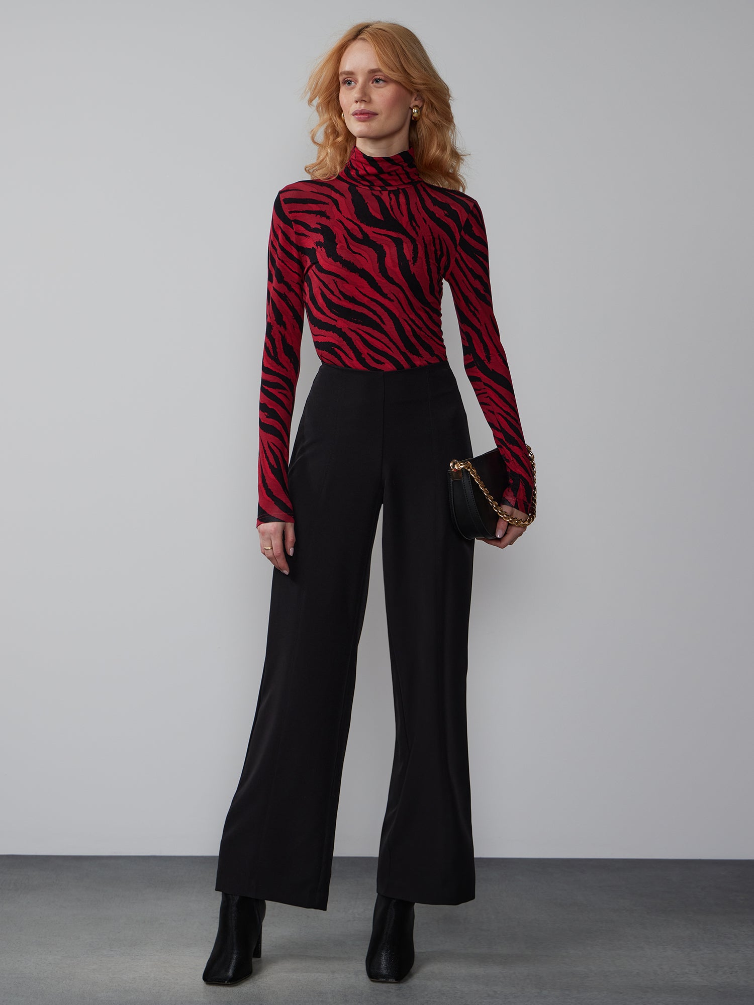 Tall Fit To Flatter Flared Seamed Pant