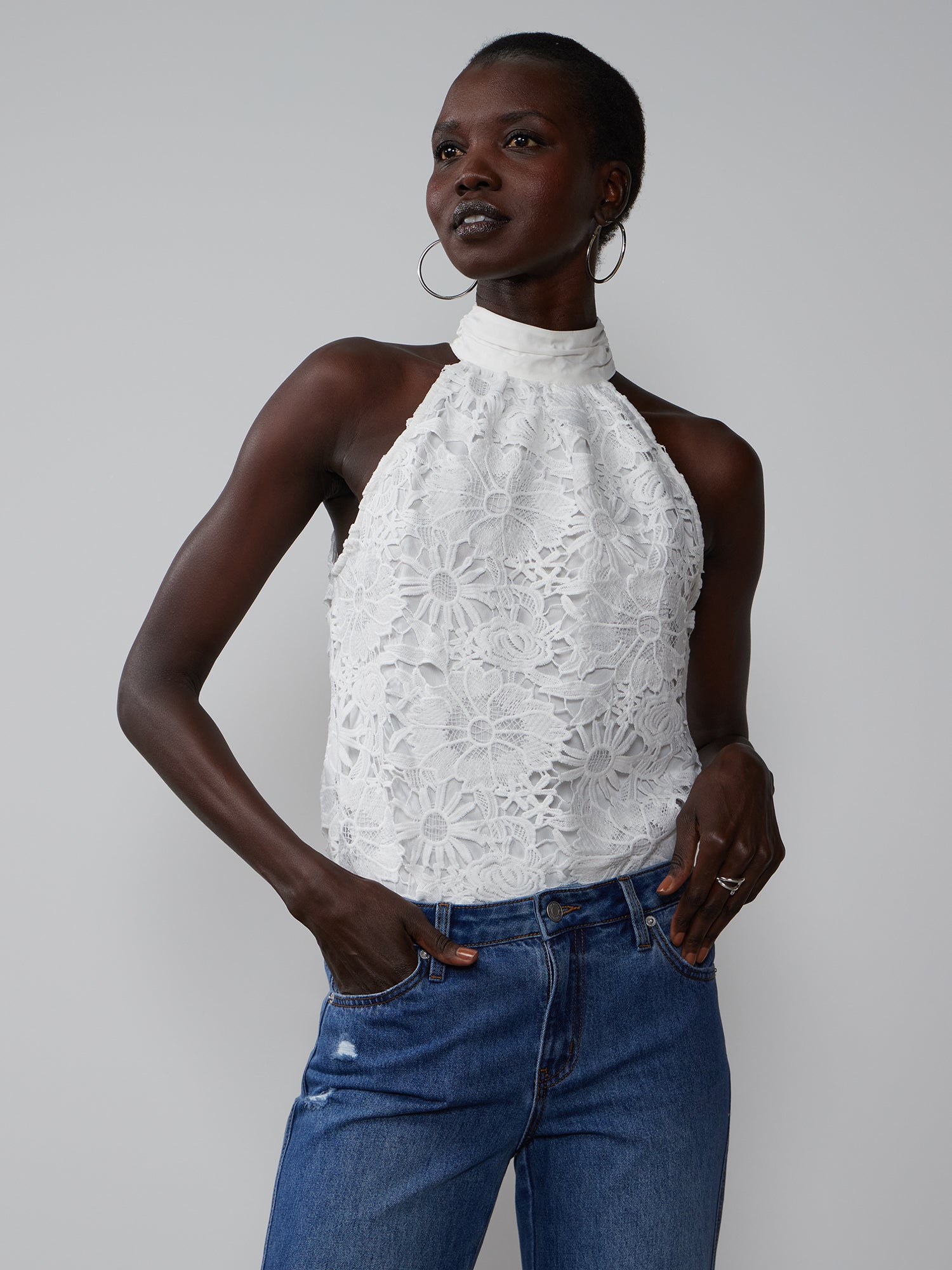 Tall Cheesecloth High Neck Swing Top | boohoo