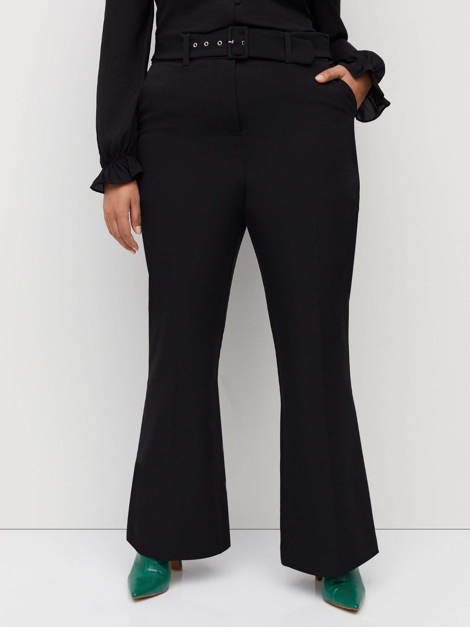 Belted Flare Pant | NY&Co