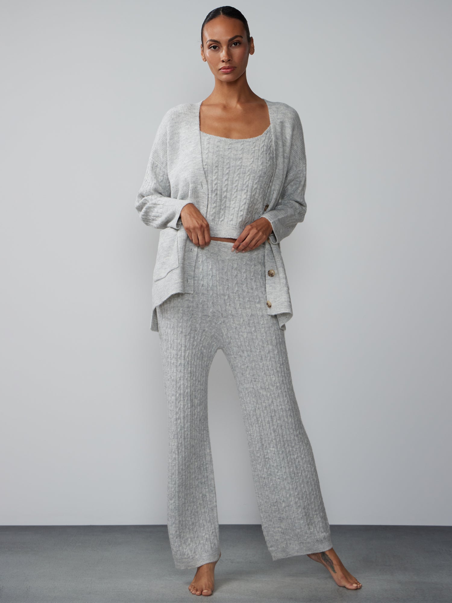 Cable Knit Wide Leg Pant | NY&Co