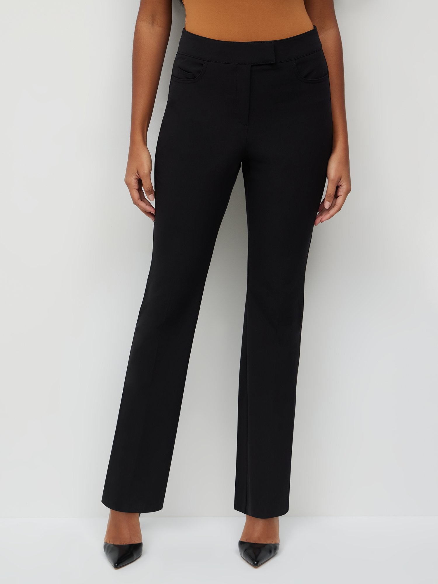 Essential Stretch Mid Rise Barely Bootcut Pant | NY&Co