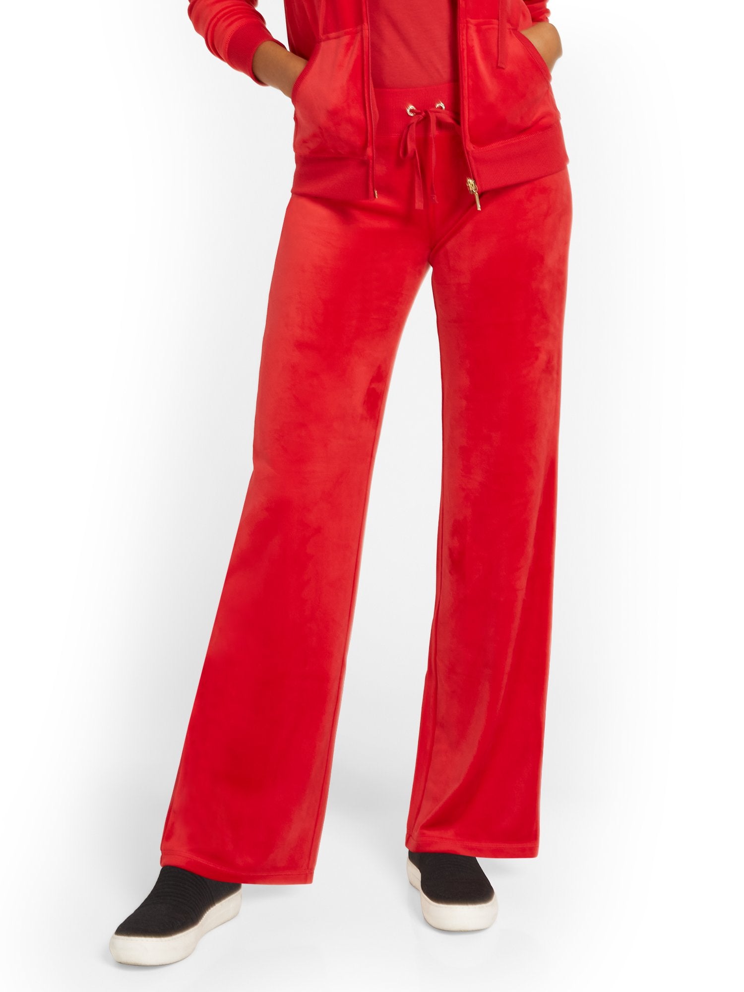 Luxe Velour Straight Leg Pants