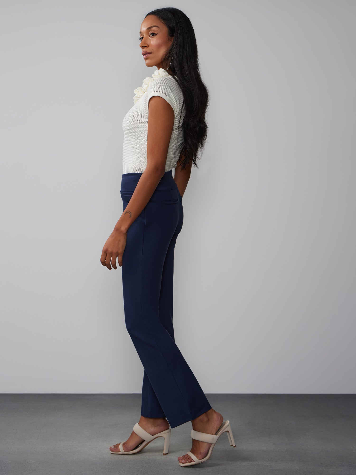 Plus Ponte Bootcut High Rise Pant