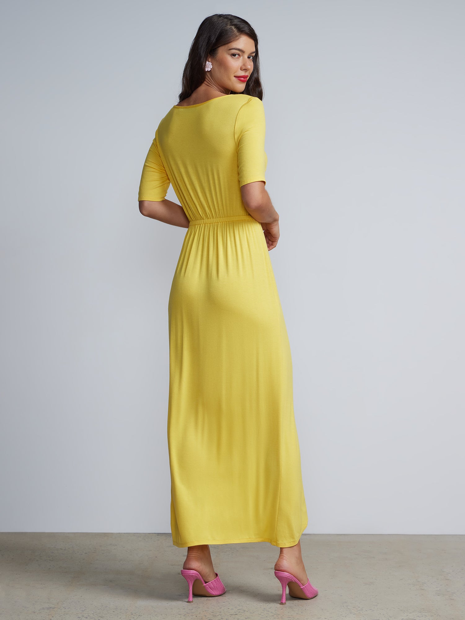 Sarong Drape Detailed Maxi Dress | NY&Co