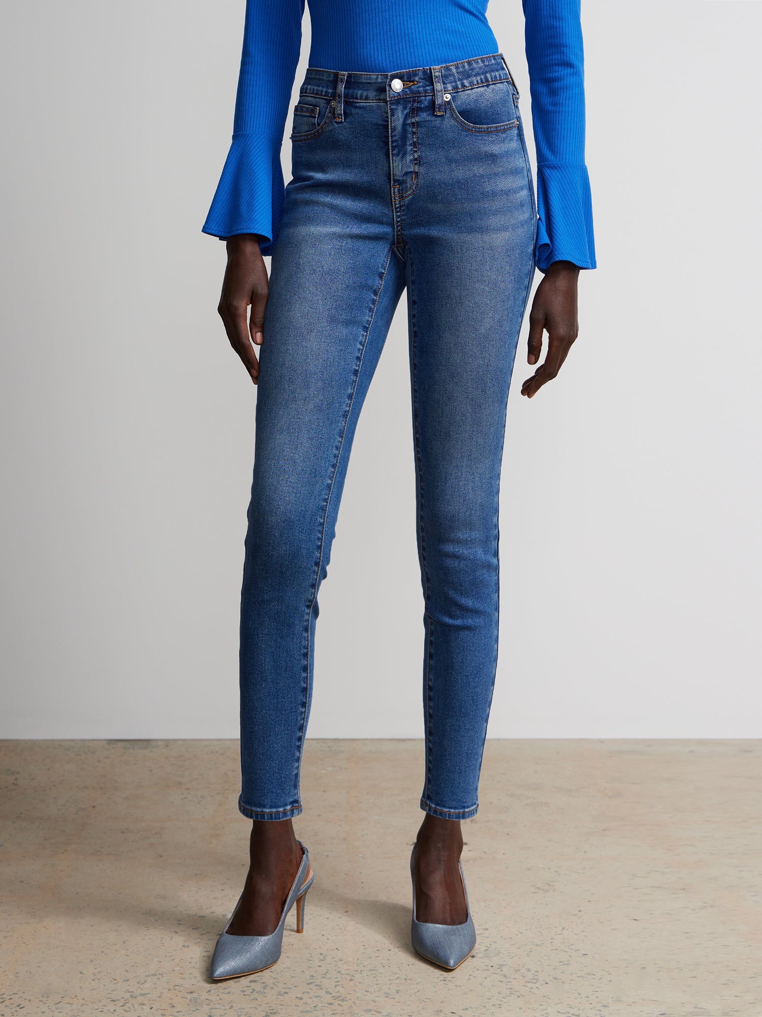 Curvy High-Rise Skinny Jeans | NY&Co