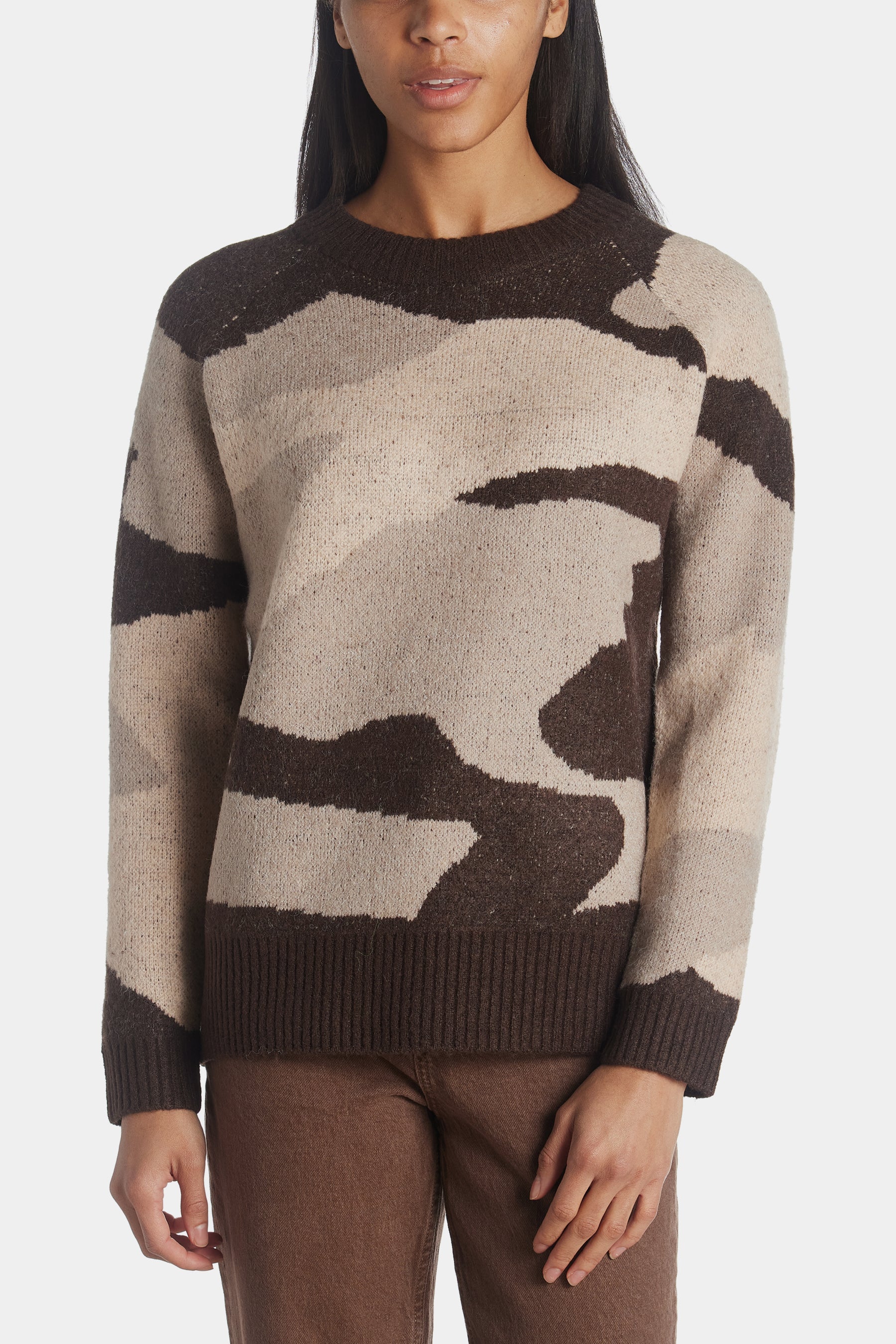 Camo Print Sweater New York Company