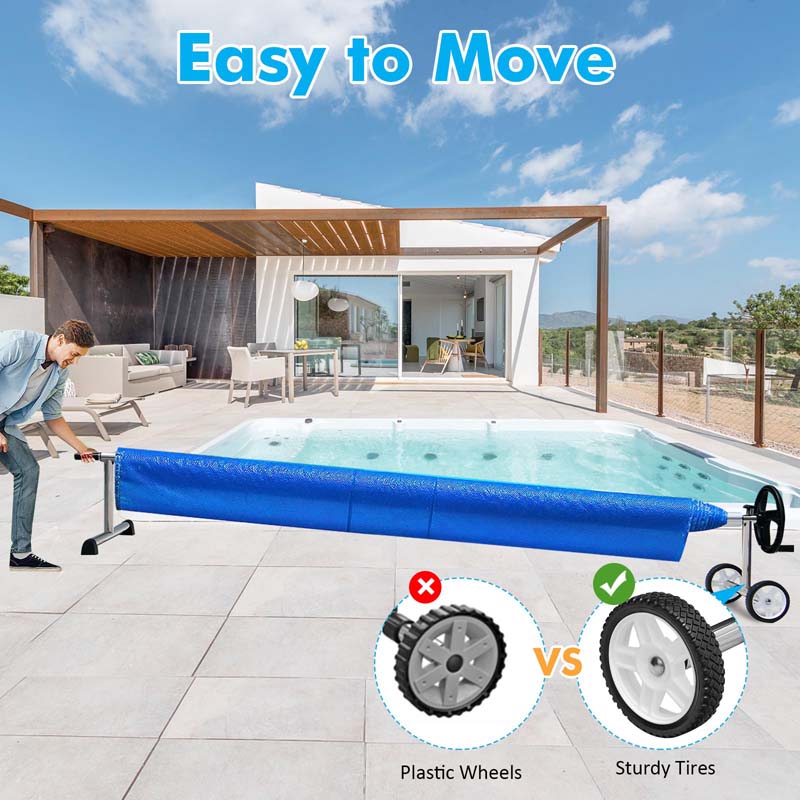 Eletriclife 22FT Pool Cover Reel Set