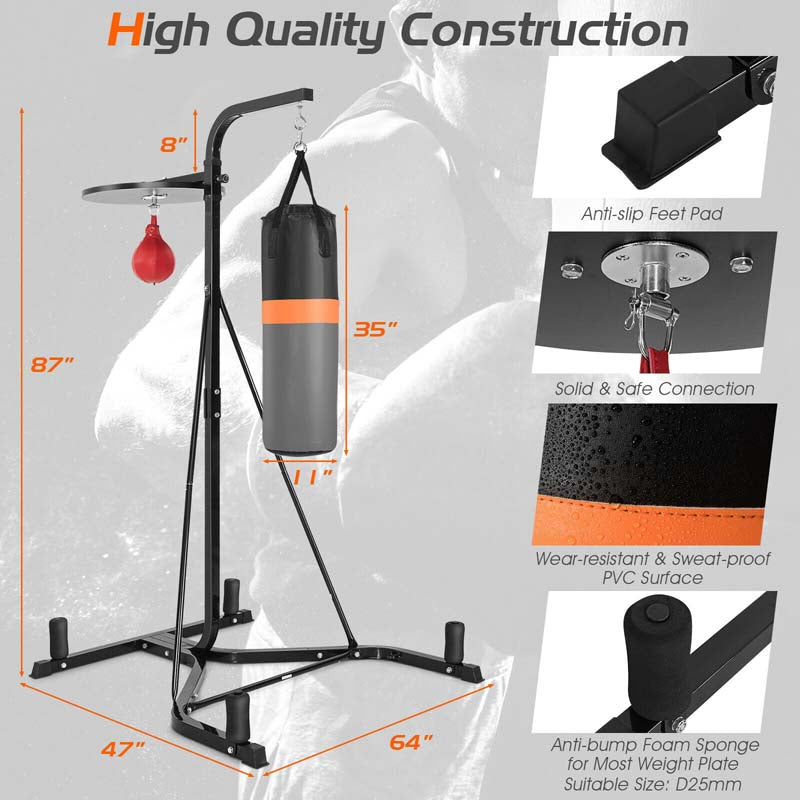 Eletriclife Heavy Duty Boxing Punching Stand With Heavy Bag