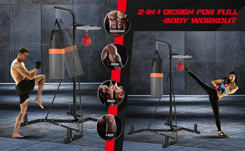 Eletriclife Heavy Duty Boxing Punching Stand With Heavy Bag