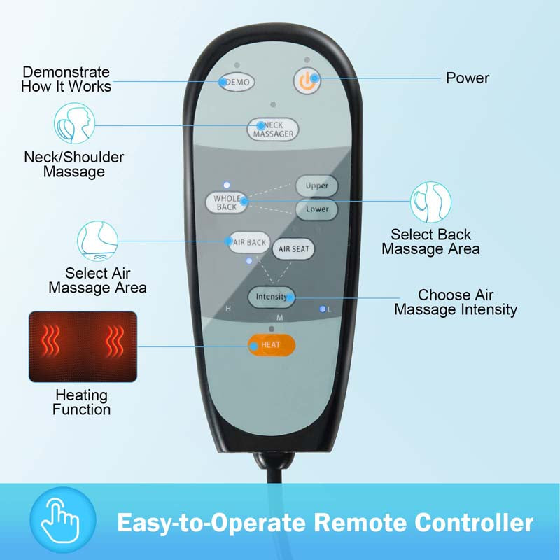 Eletriclife Shiatsu Massage with Heat Massage Chair