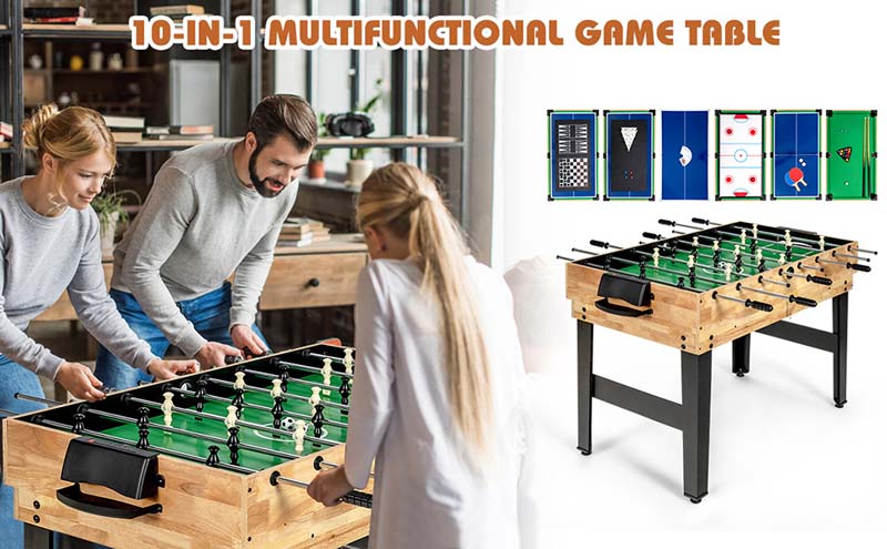 Eletriclife 10-in-1 Multi Combo Game Table Set for Home