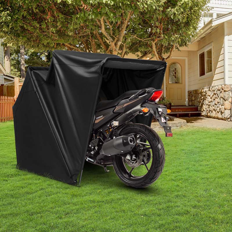 Eletriclife 11.2' x 4.5' x 6.3' Waterproof Motorbike Storage Tent Outdoor Motorcycle Shelter
