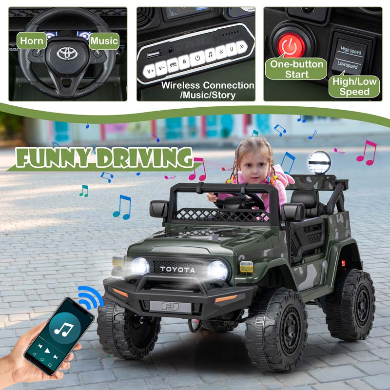 Eletriclife 12V 7Ah Licensed Toyota FJ Cruiser Electric Car with Remote Control