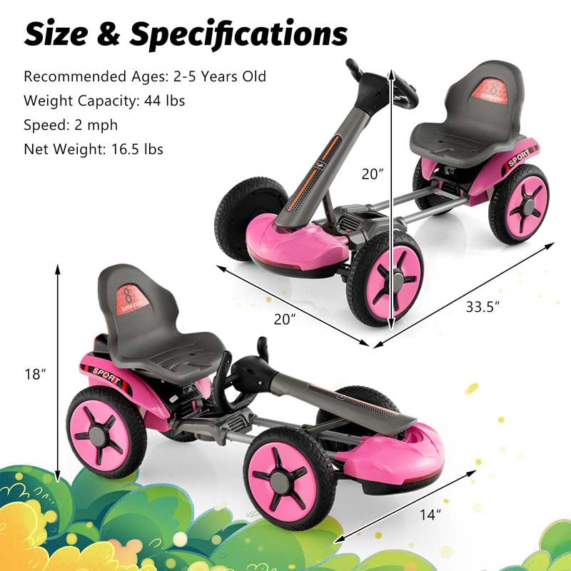 Eletriclife 12V Folding Kids Go Kart with Adjustable Seat
