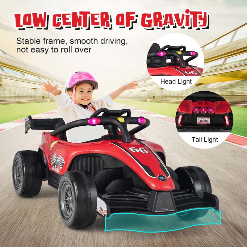 Eletriclife 12V Kids Ride on Electric Formula Racing Car with Remote Control