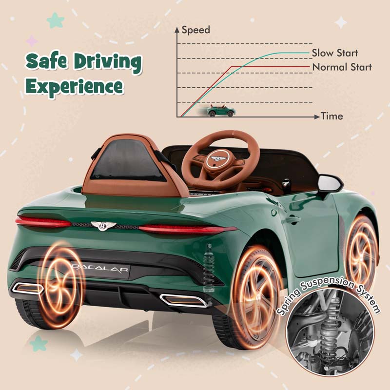 Eletriclife 12V Licensed Bentley Bacalar Kids Ride on Car with Scissor Doors