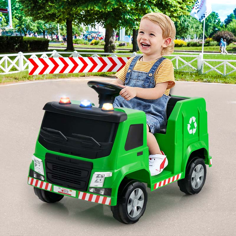 Eletriclife 12V Recycling Garbage Truck Electric Ride On Toy Remote